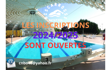 Inscriptions 2024-2025