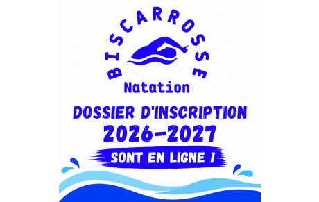 Les dossiers d'inscription sont en ligne